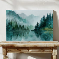 Mist Kisses the Forest's Edge