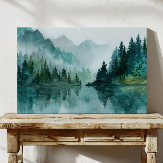 Mist Kisses the Forest's Edge