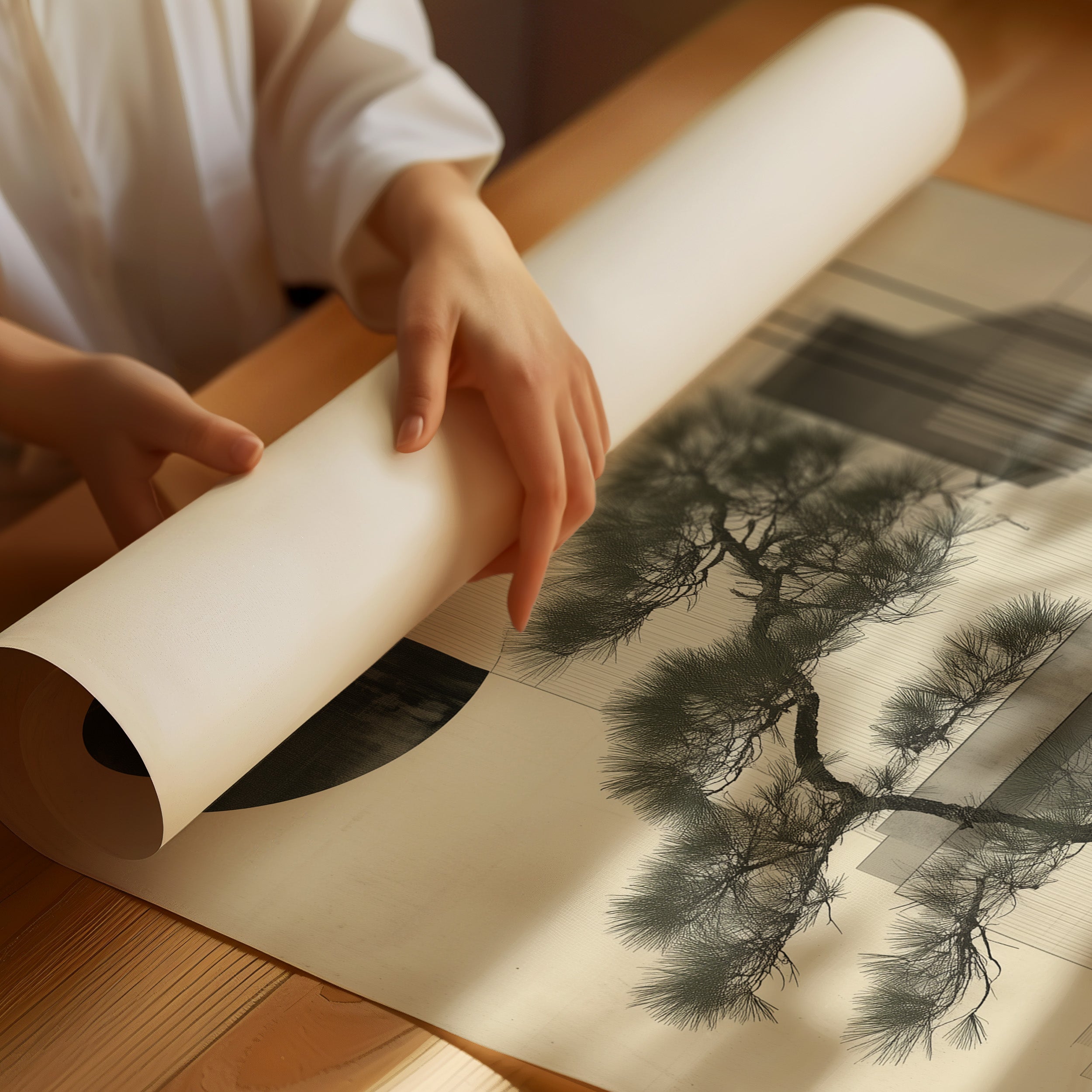 Bonsai Dreams In Morning Light