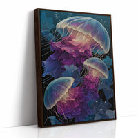 Jellyfish Drift in Deep Violet