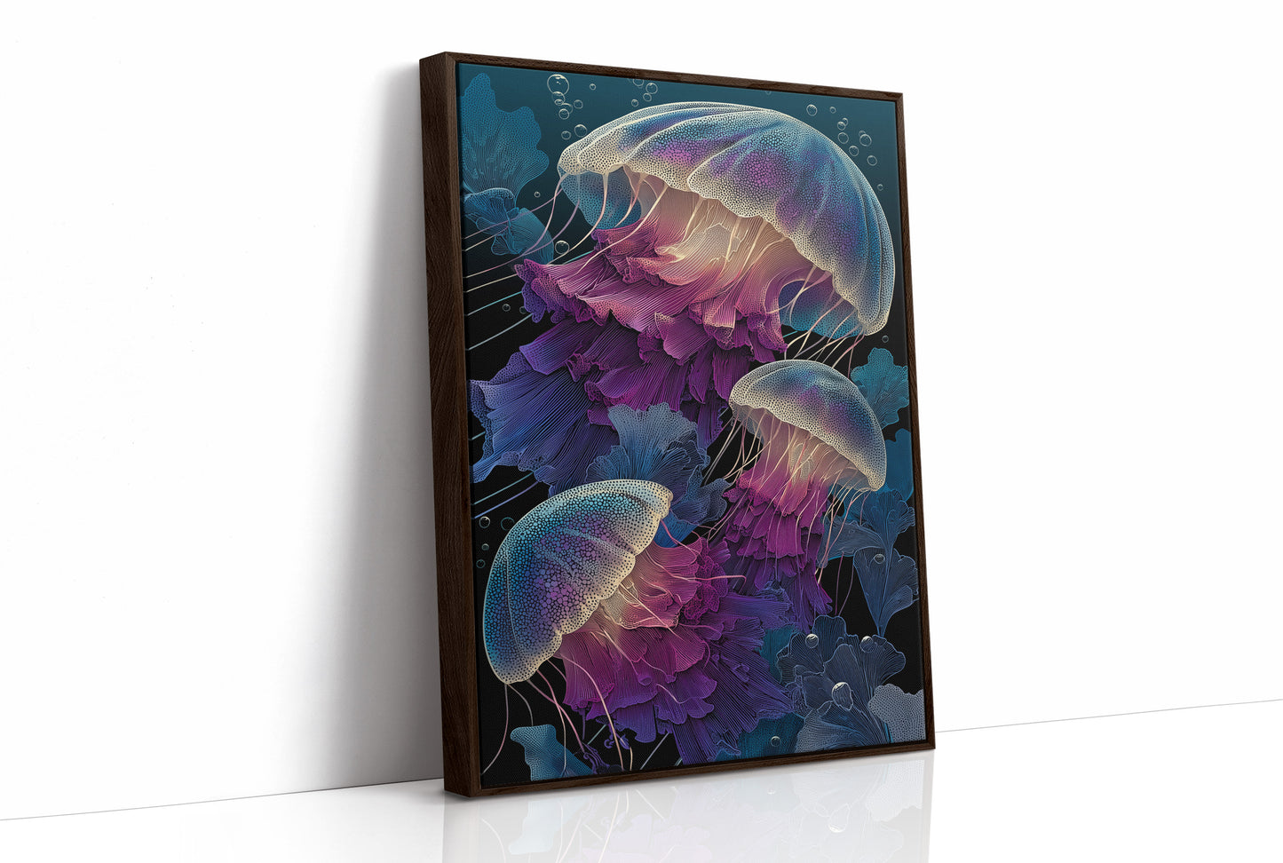 Jellyfish Drift in Deep Violet
