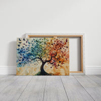 Seasons Dance Through Bird Wings