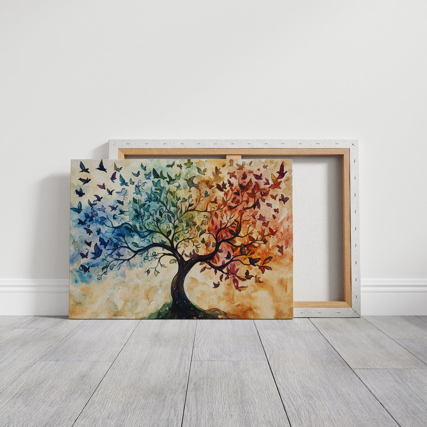 Seasons Dance Through Bird Wings