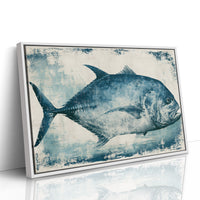 Blue Pompano, Textured Study