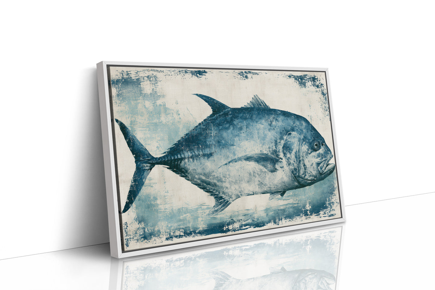 Blue Pompano, Textured Study