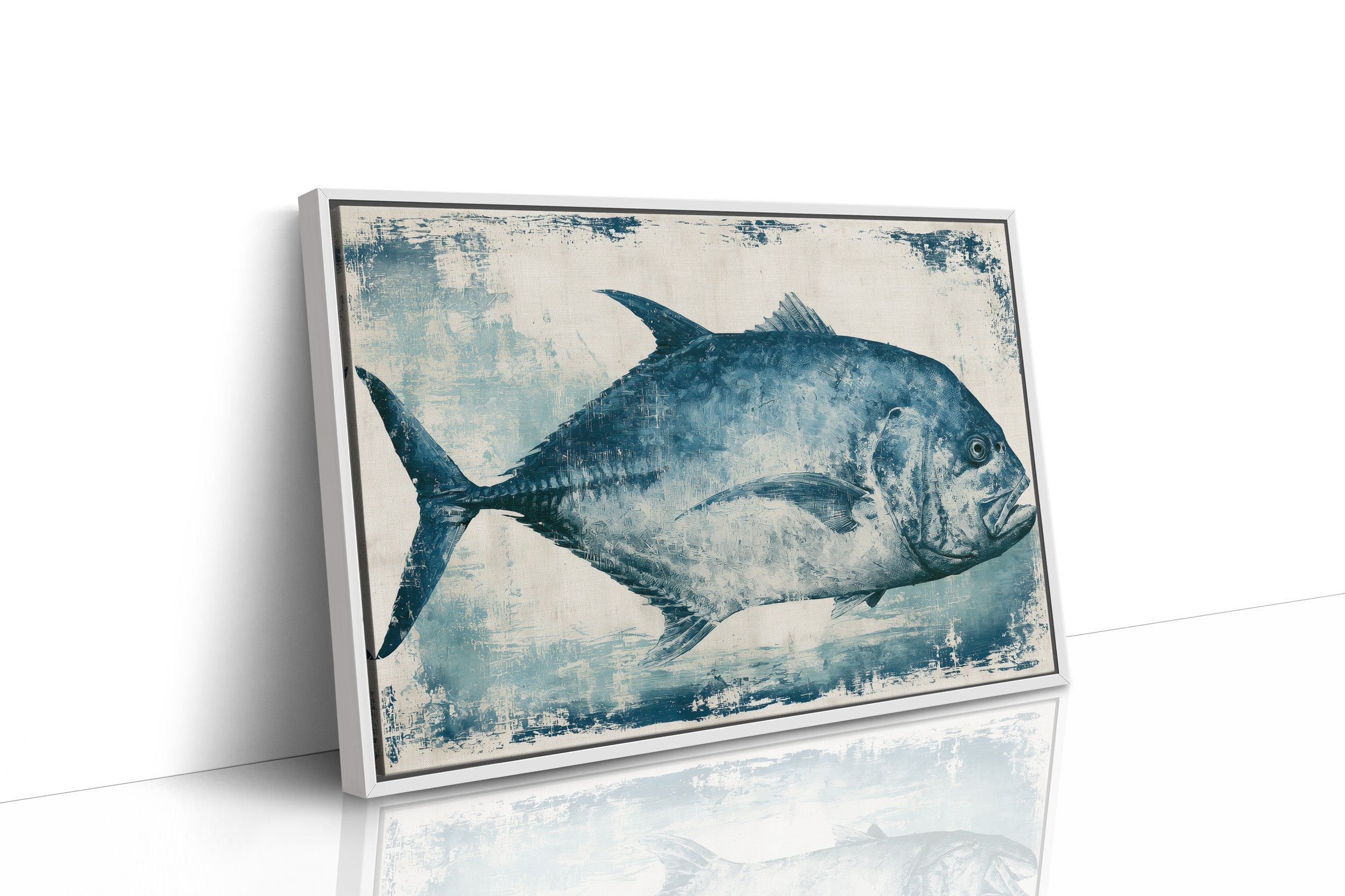 Blue Pompano, Textured Study