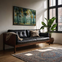 Bamboo Forest Bathes In Mist