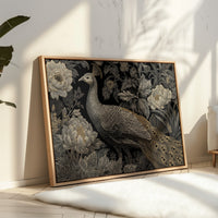 Moonlit Peonies Crown Royal Feathers