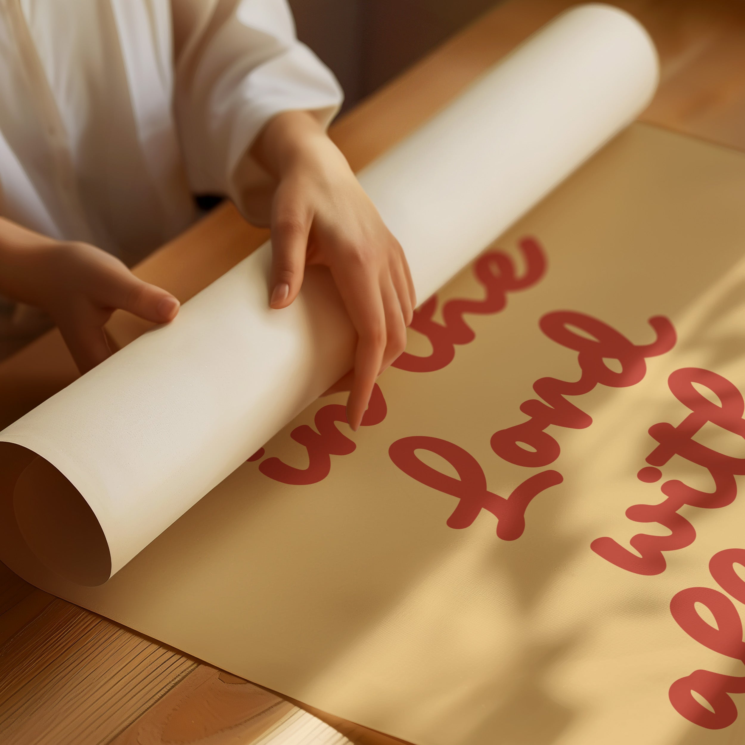 Faith Words In Warm Clay