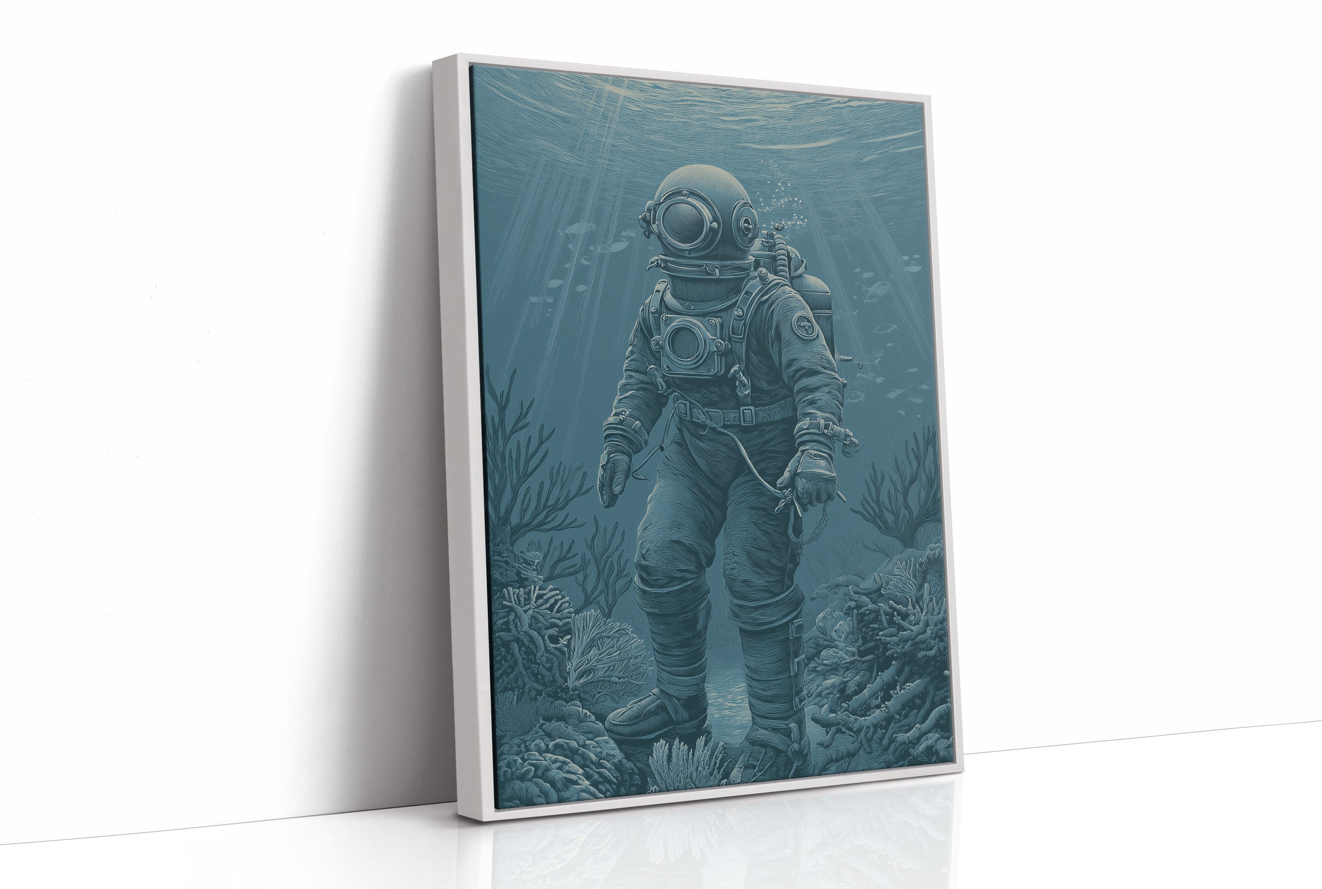 Deep Explorer Among Coral Seas