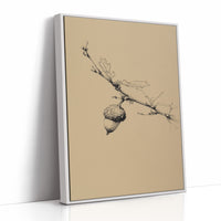 Autumn's Quiet Echo: Oak Branch Study