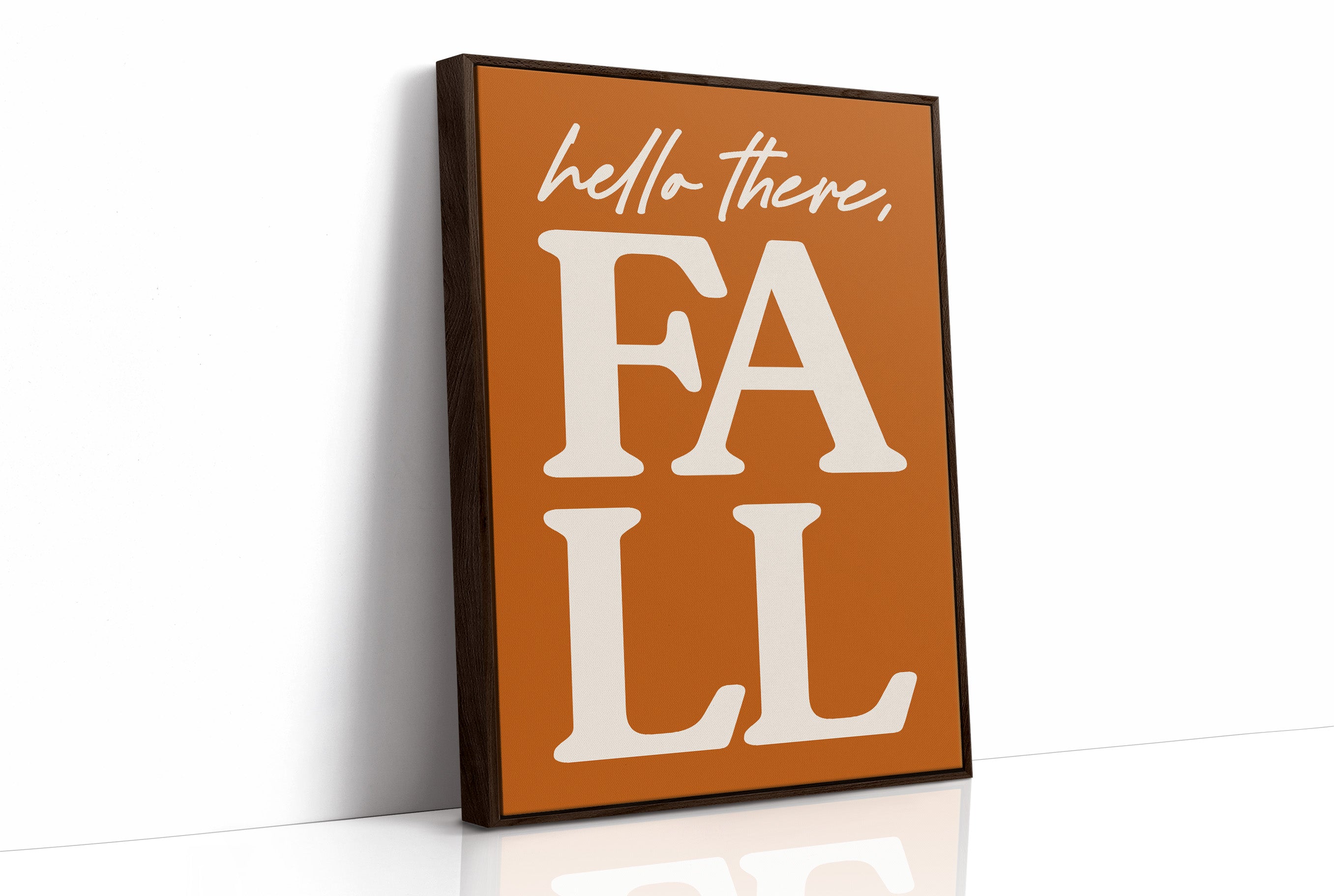 Autumn Greetings In Bold Letters