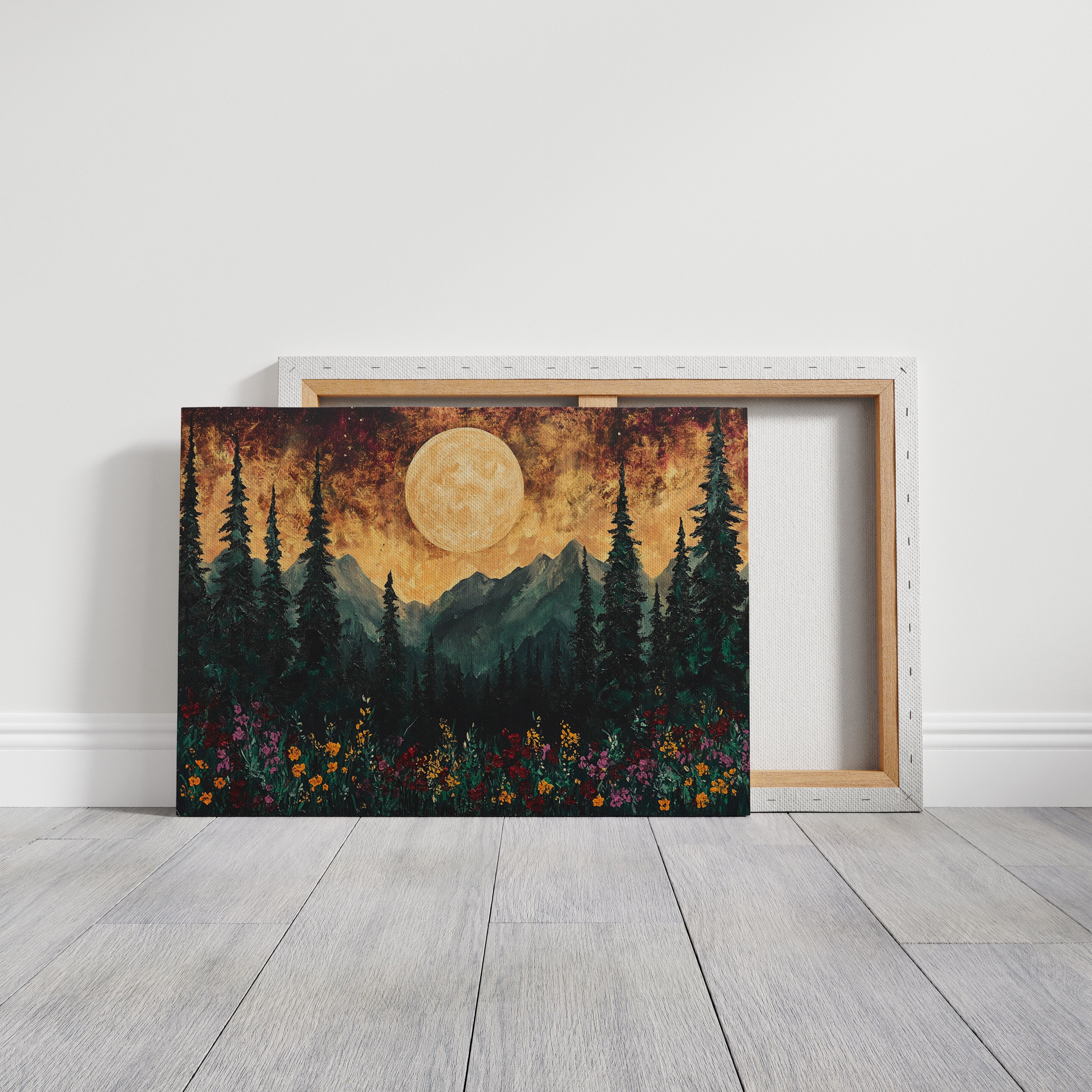 Alpine Meadows Catch Moonlight's Gold