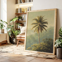 A Solitary Palm's Embrace