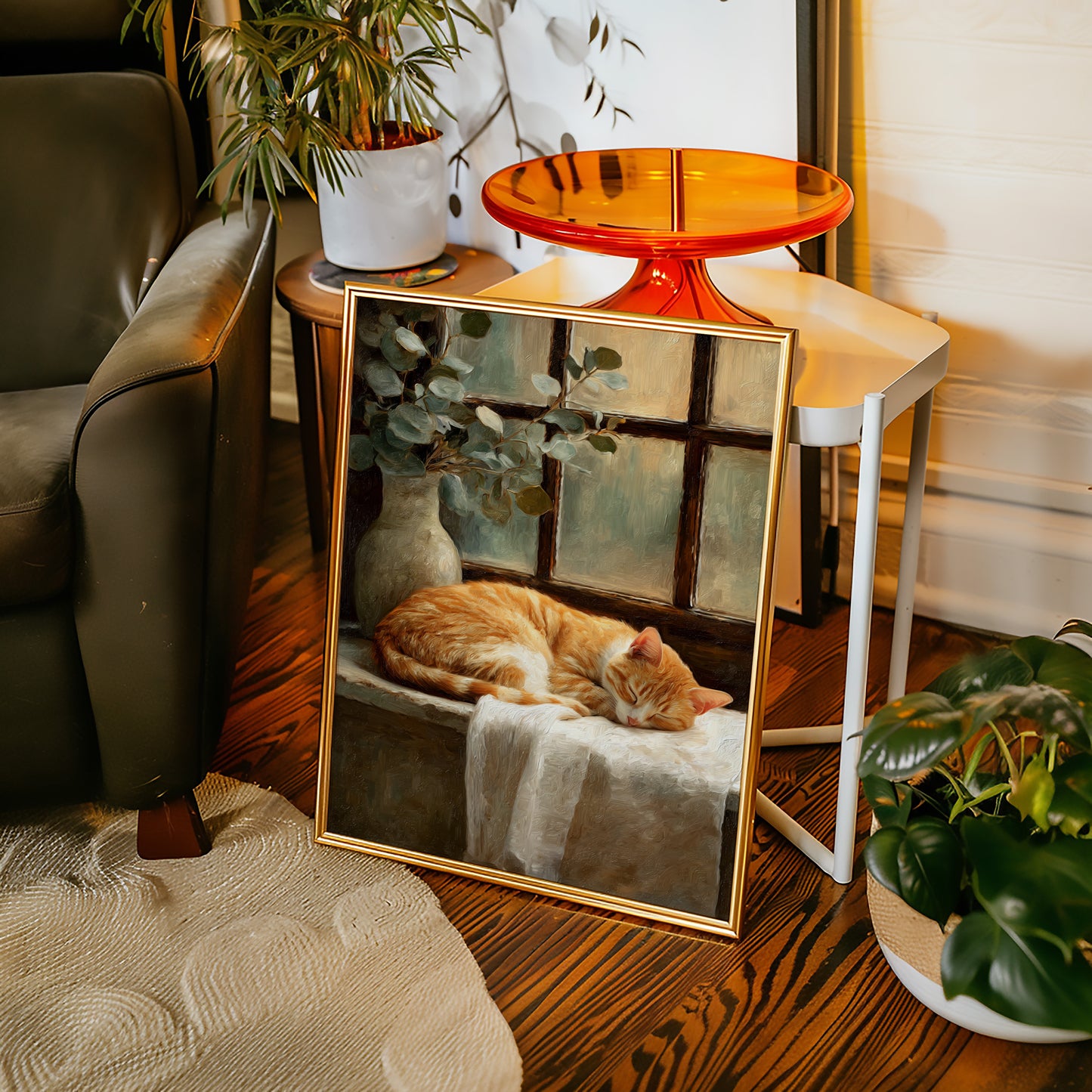 Naptime Beneath Sunlit Windows