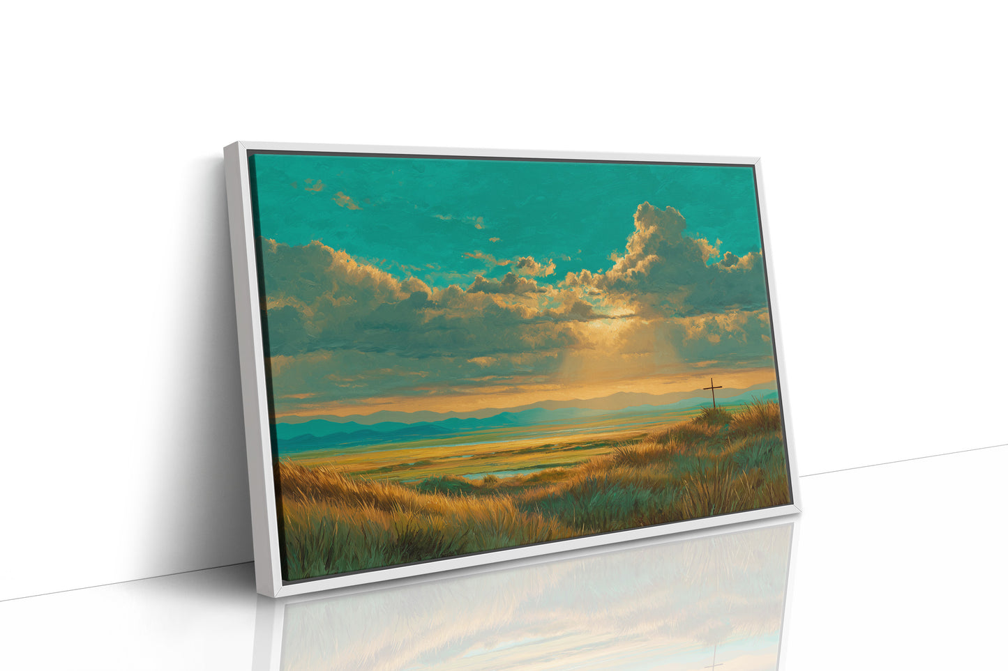 Emerald Skies Over Sacred Plains