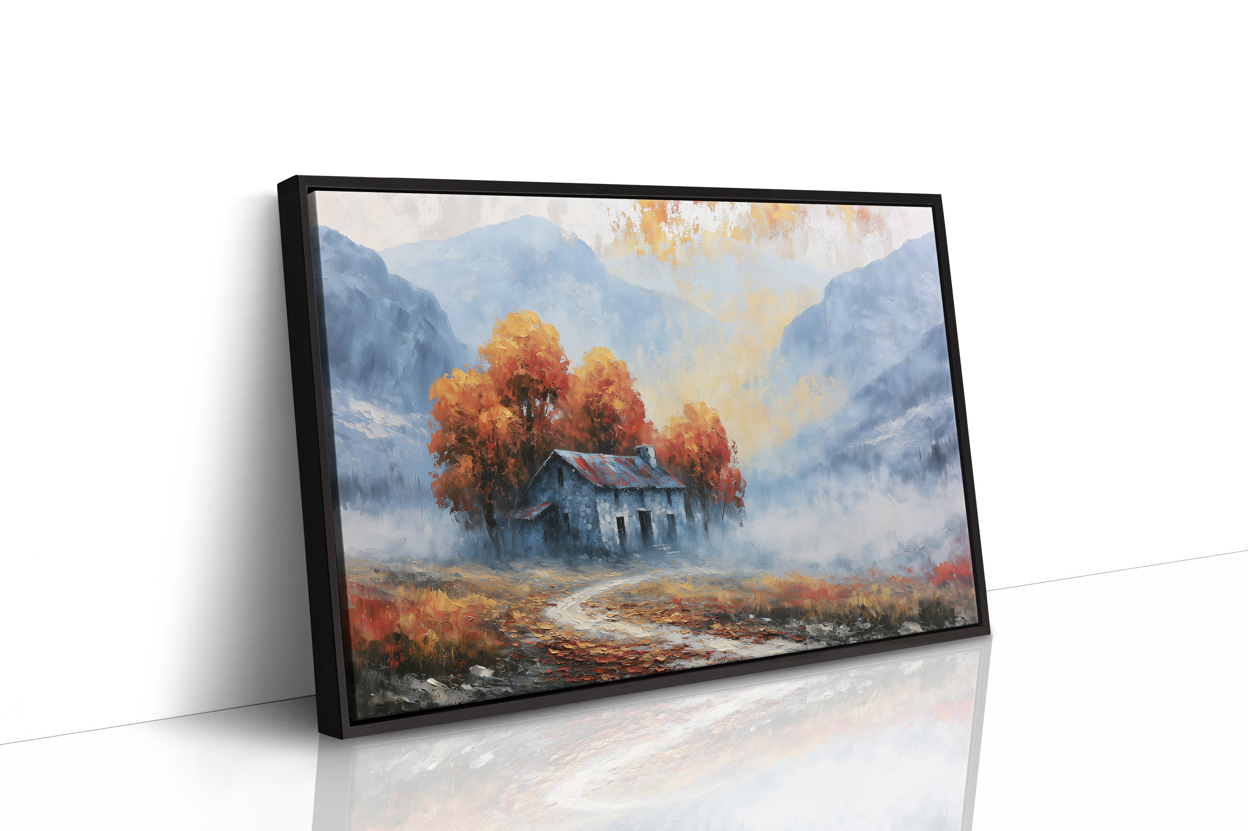 Cabin Where Autumn Settles