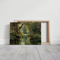 Summer Light Dances Through Forest Stream