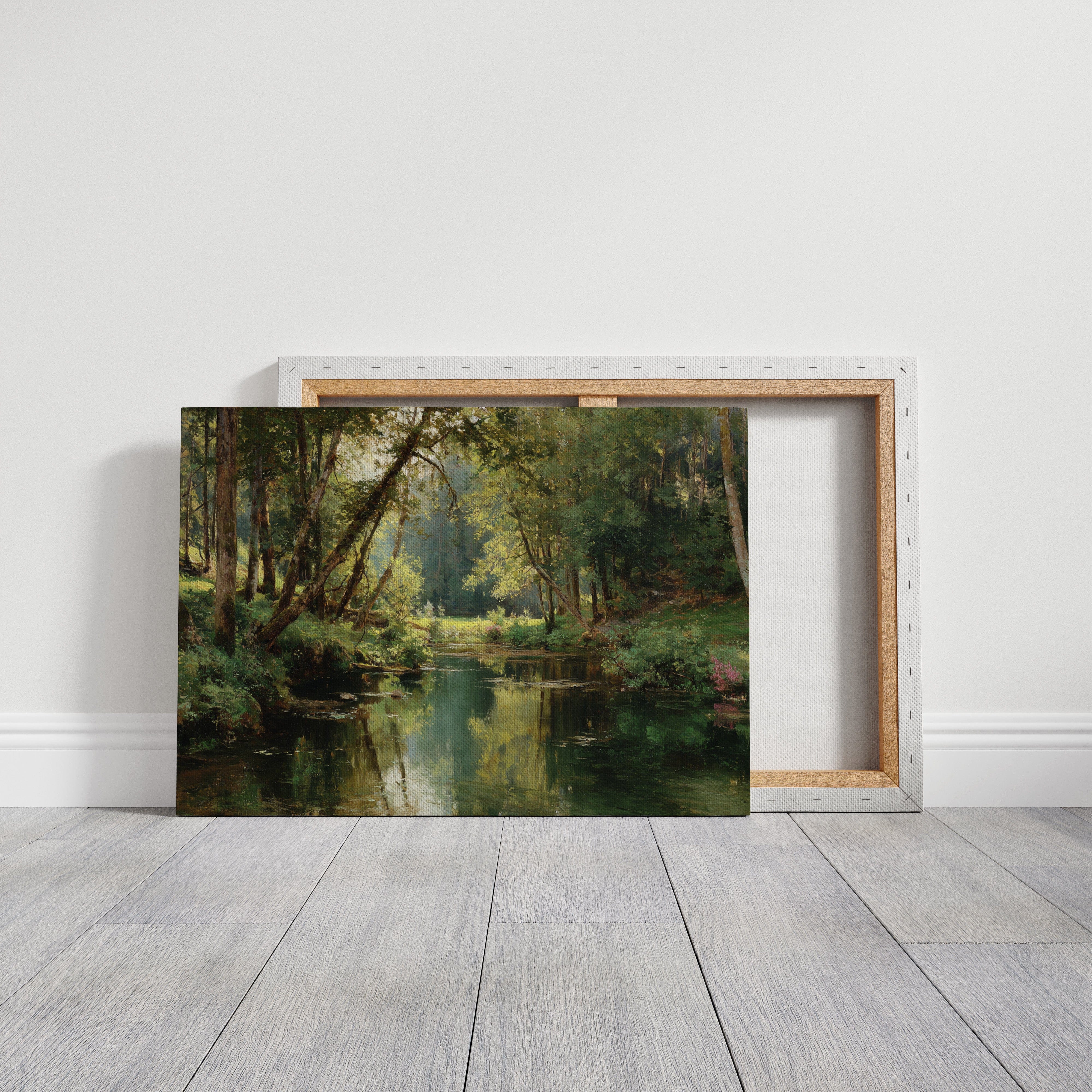 Summer Light Dances Through Forest Stream