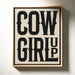 Cowgirl Up Bold Western Spirit Art