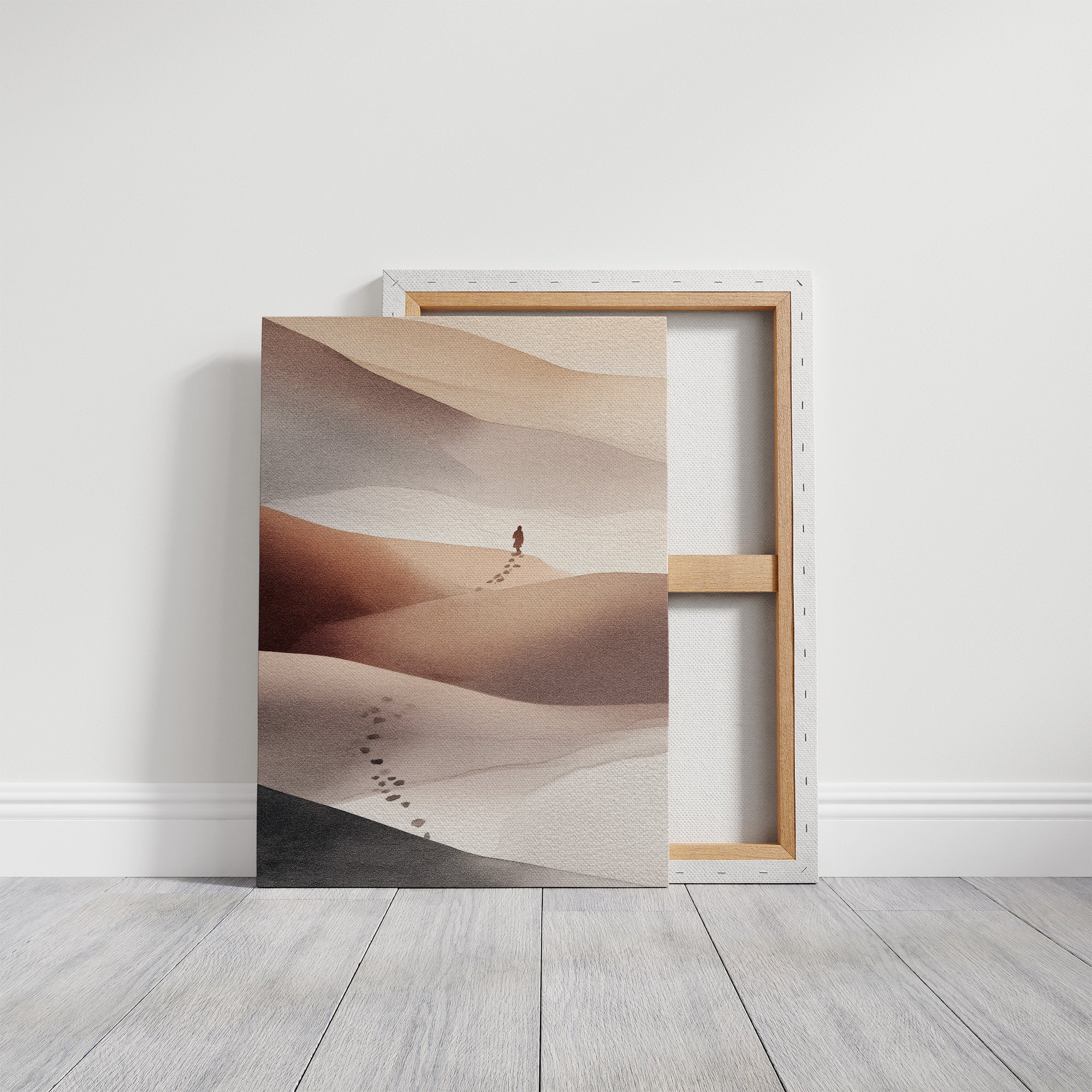 Solitary Journey Through Sand Waves