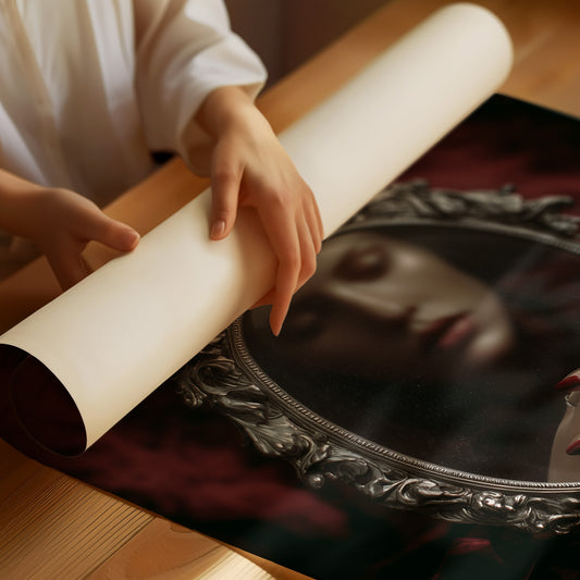 Velvet Secrets Behind Silver Frame