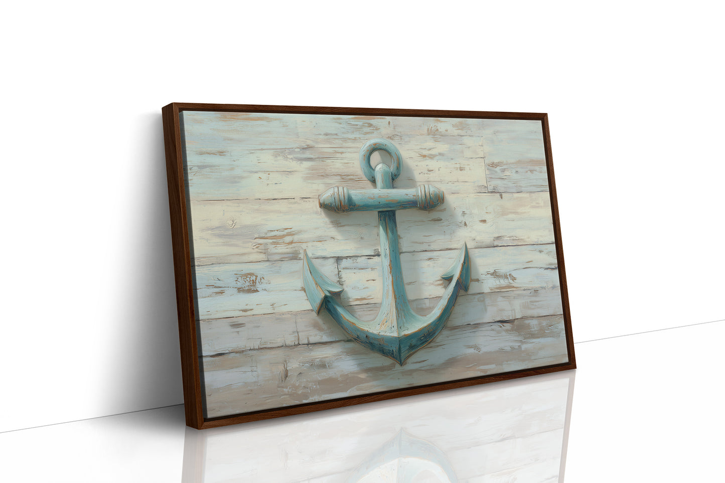 Weathered Blue Holds Coastal Memory