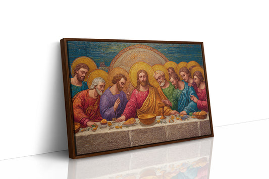 Ancient Mosaic Among Modern Pages