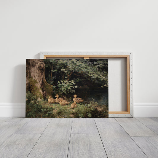 Ducks Rest By Ancient Oak Waters