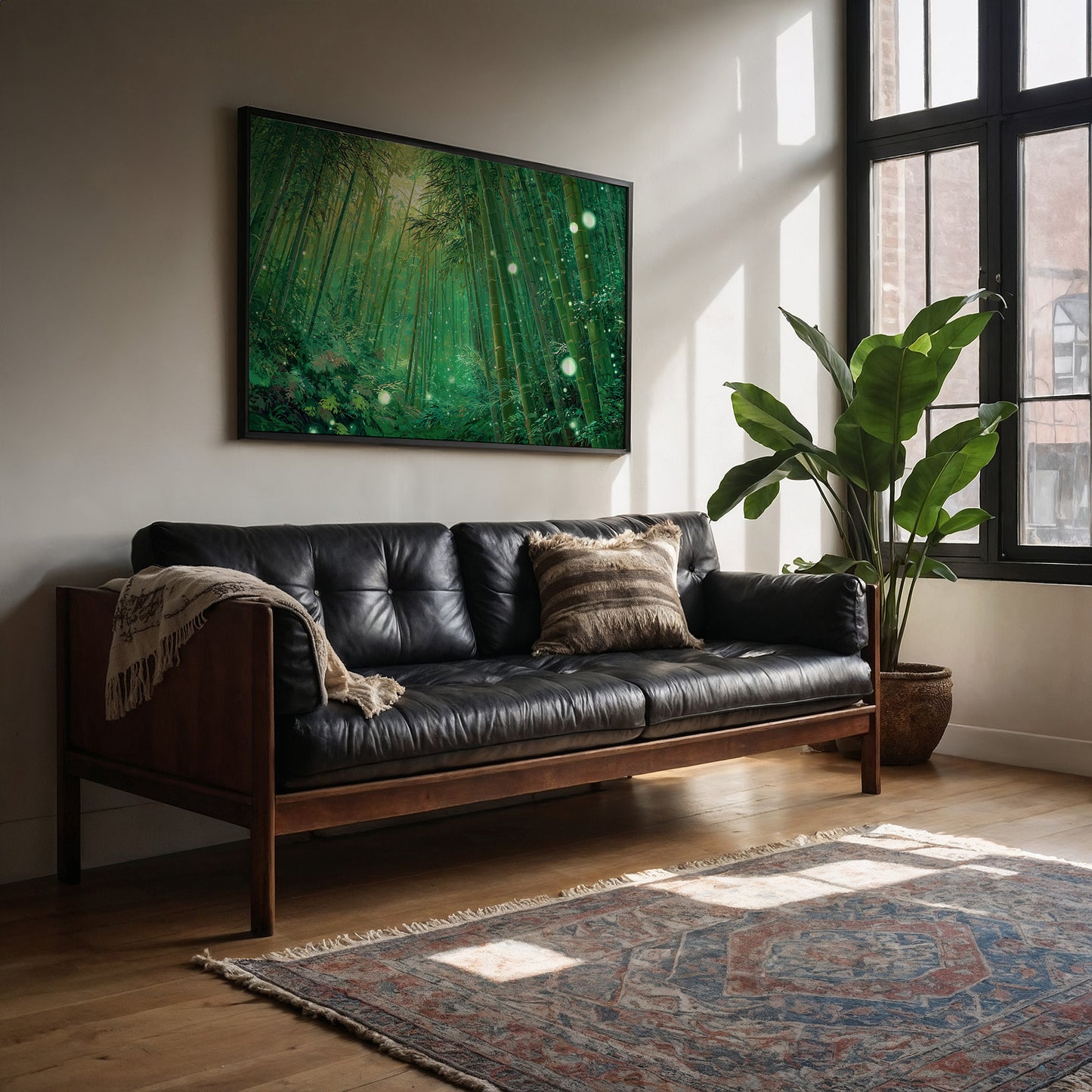 Fireflies Dance Through Bamboo Forest