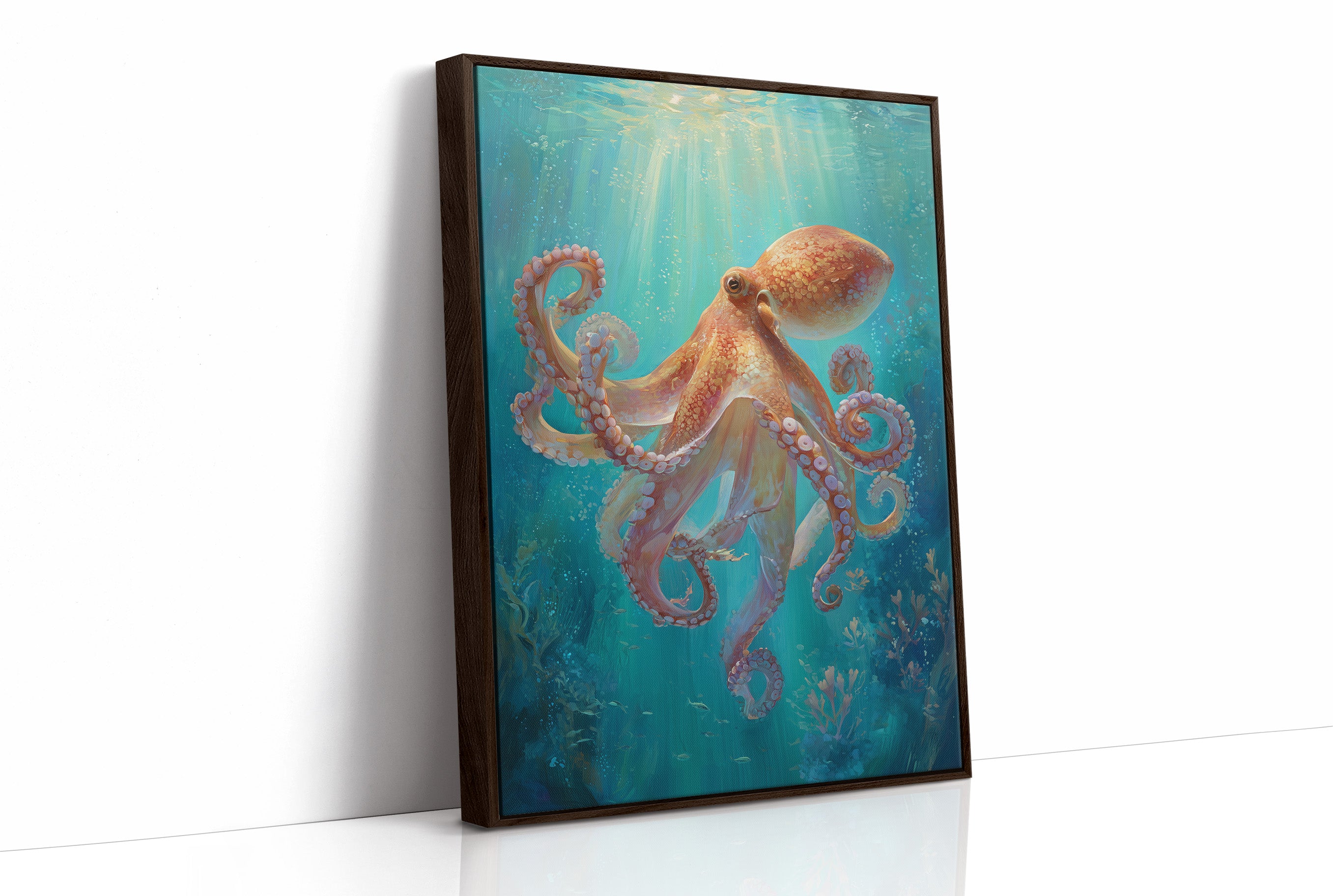 Cerulean Embrace of Eight Arms