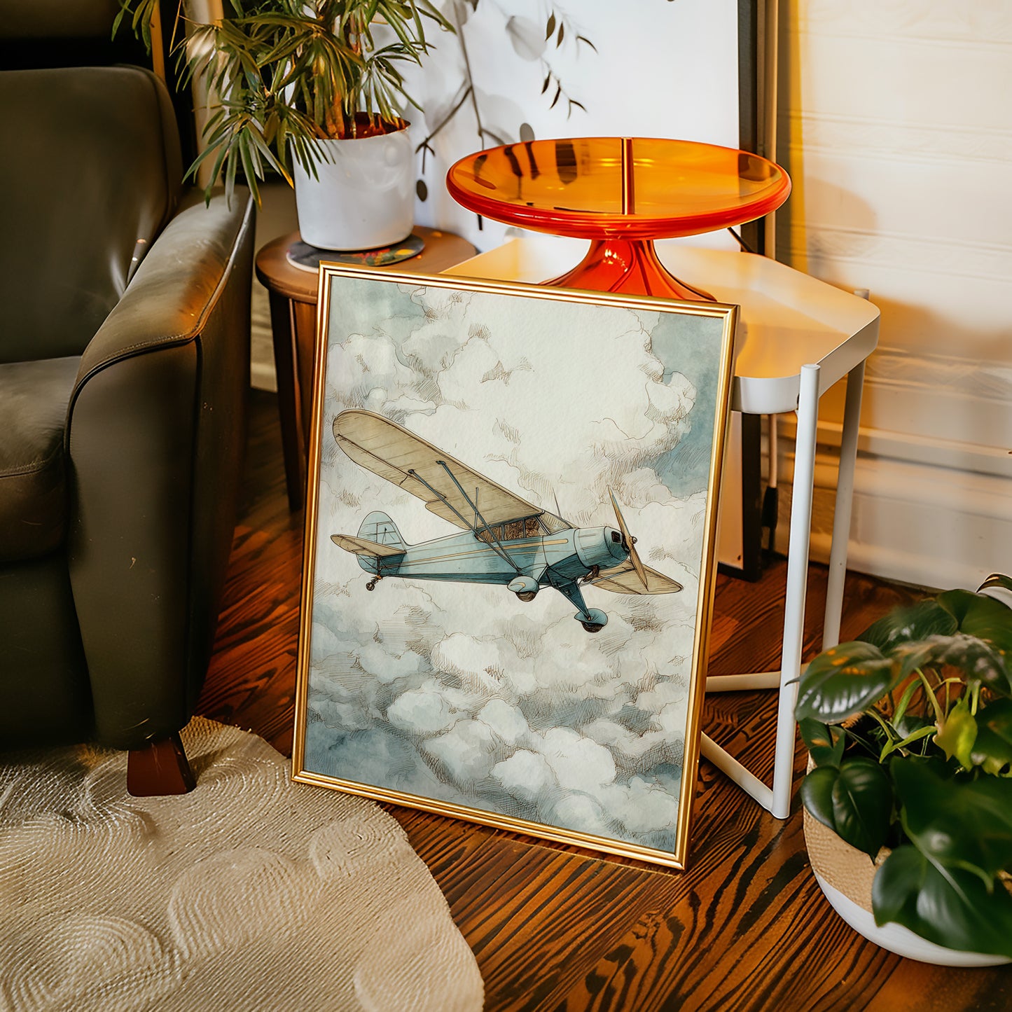 Chasing Horizons in Vintage Blue