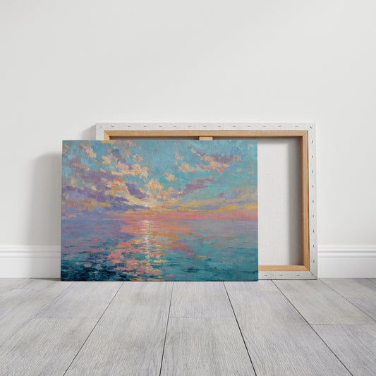 Ocean Light Paints The Morning Sky