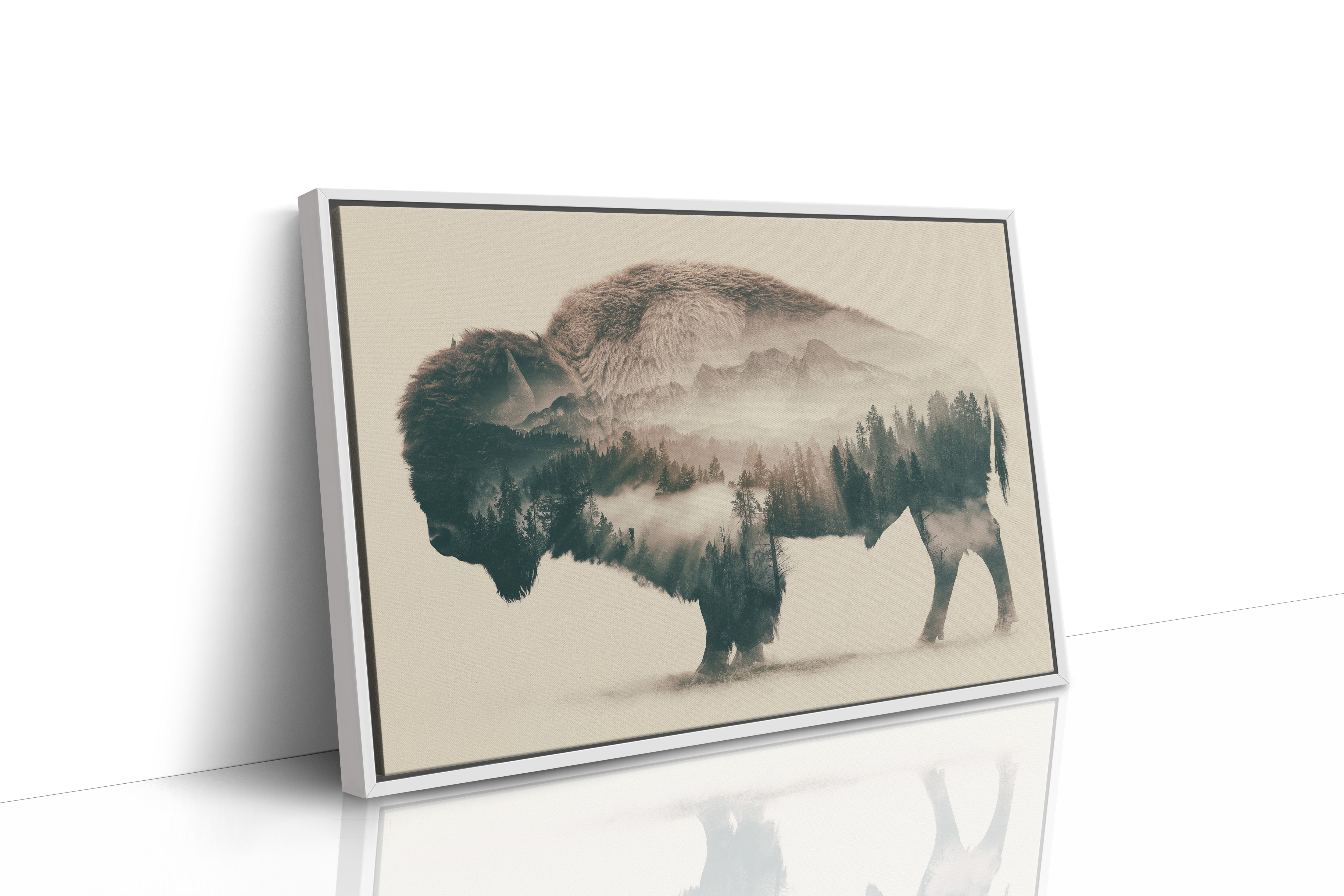 Bison Holds a Forest