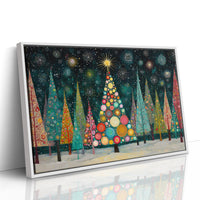 Winter Trees Catch Starlight's Song