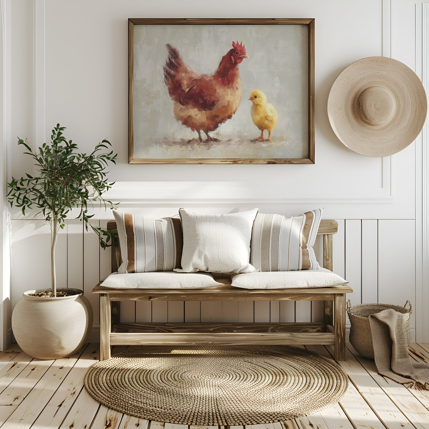Mother Hen Shares Morning Wisdom