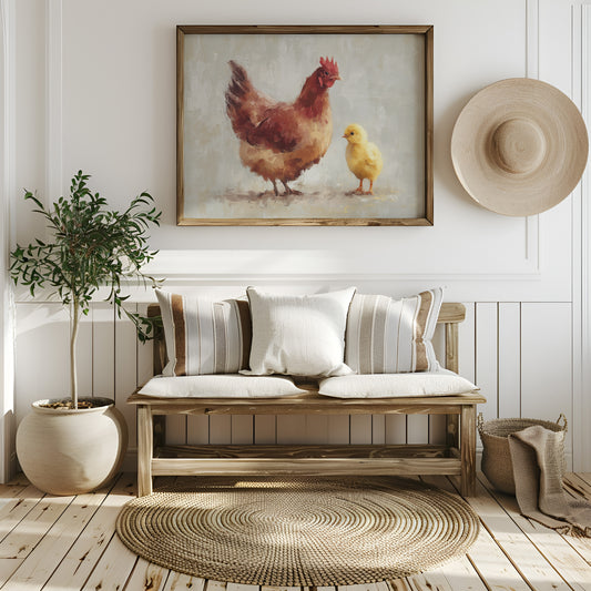 Mother Hen Shares Morning Wisdom