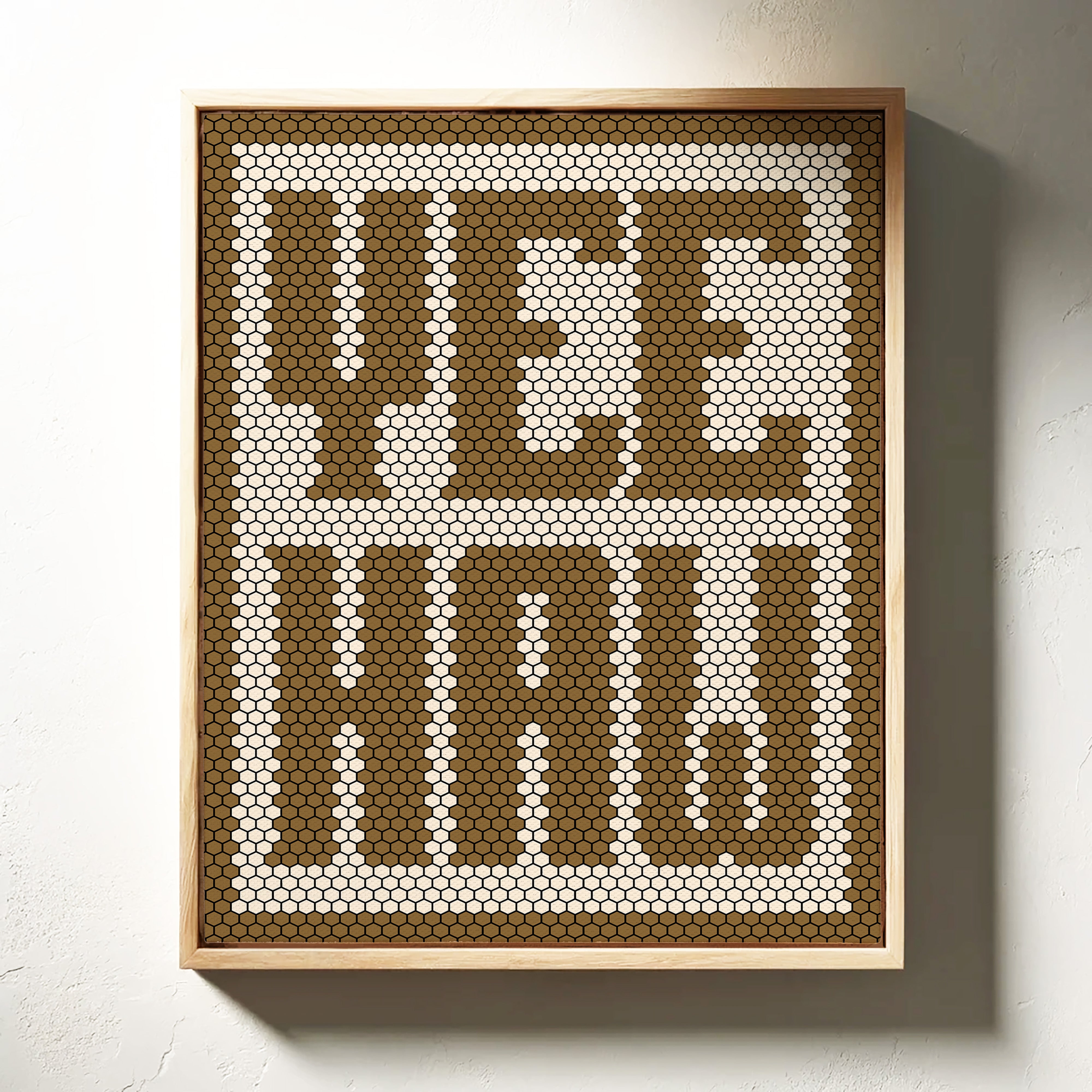 Yeehaw Western Mosaic in Warm Brown