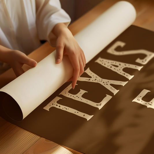 Faith Speaks In Rustic Letters