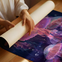 Deep Ocean Ballet In Neon Light