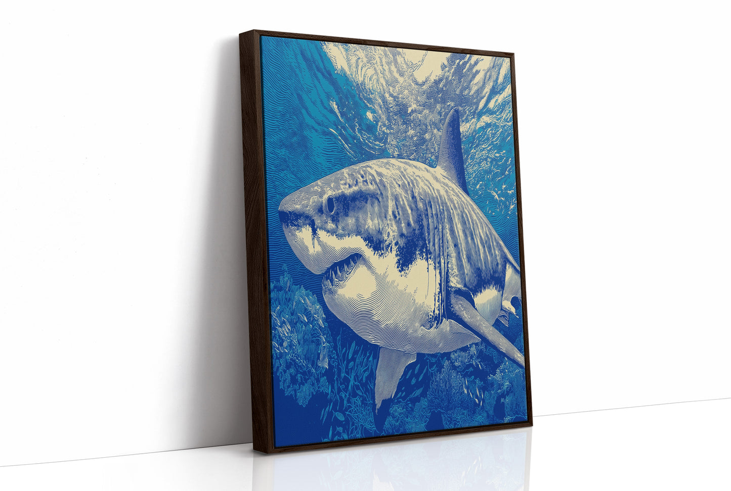 Shark Over the Reef