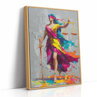 She Painted the Courthouse on Her Way In