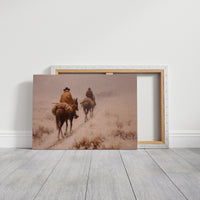 Dusty Trail Leads Through Winter Sage