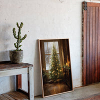 Glistening Pines and Warm Embrace