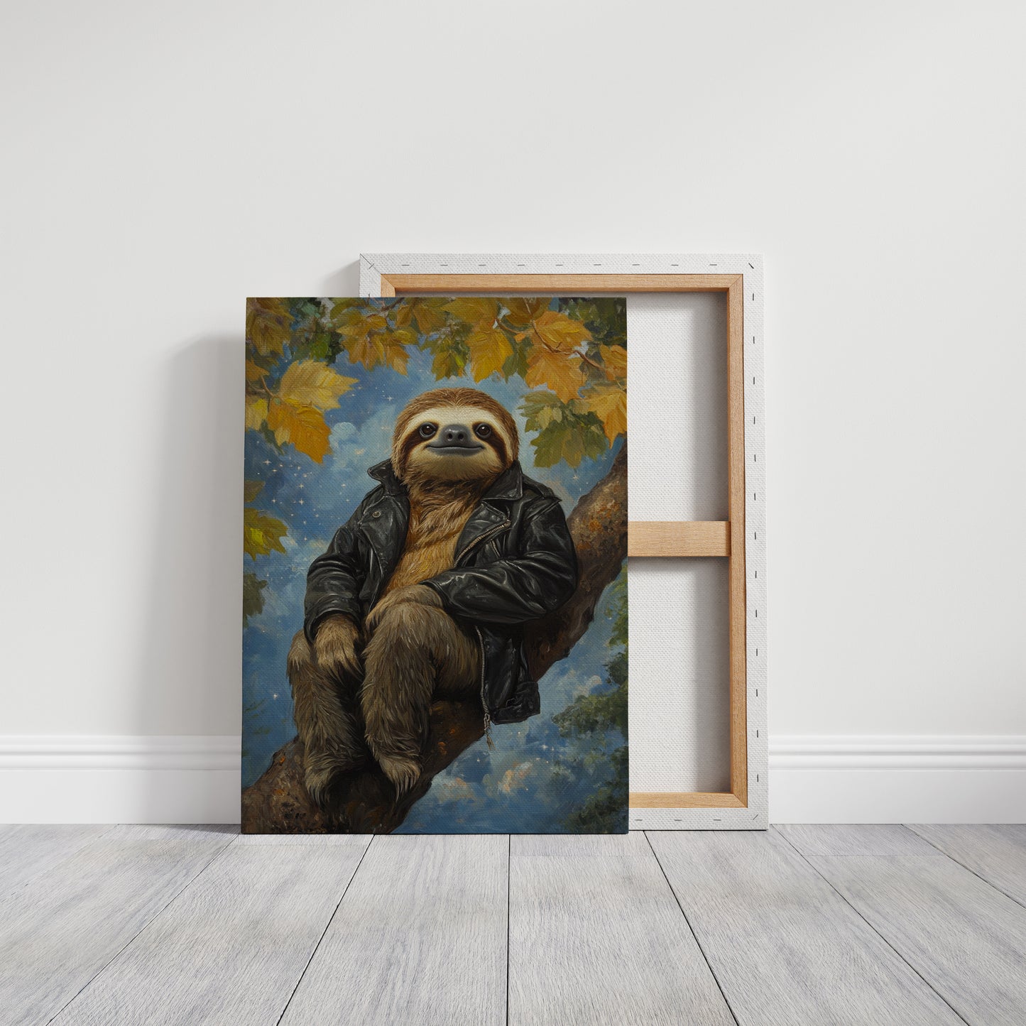Sloth in a Leather Jacket