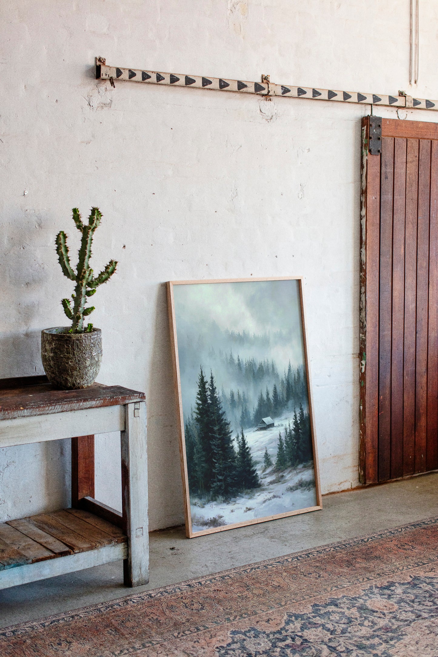 A Cabin Beneath Silent Pines