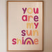 Letters Paint Tomorrow's Rainbow Promise