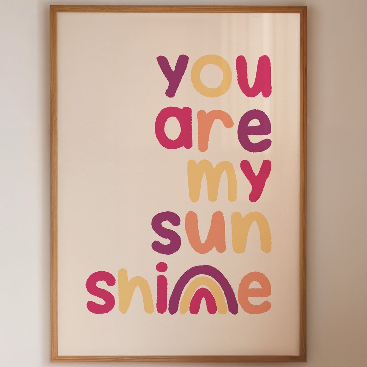 Letters Paint Tomorrow's Rainbow Promise