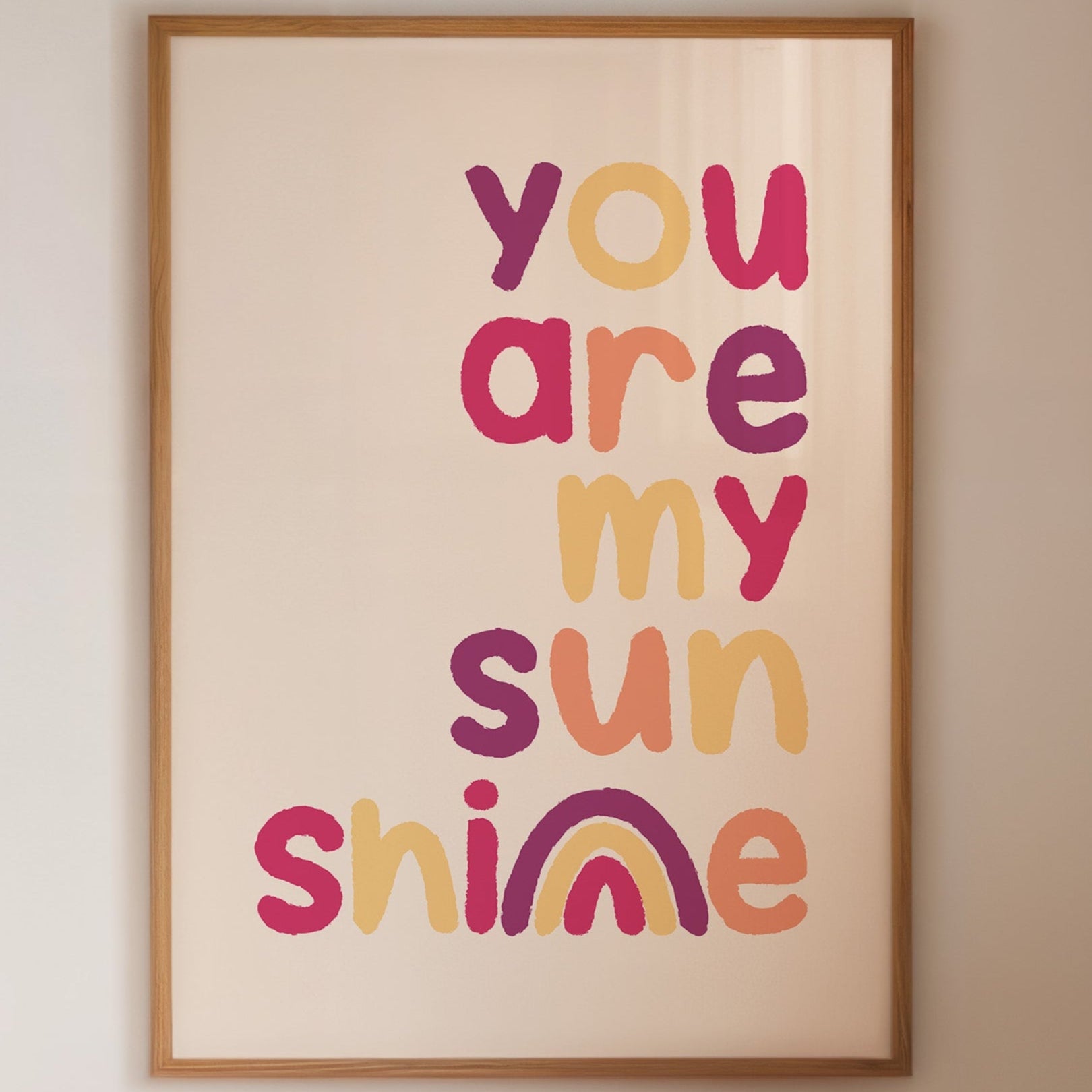 Letters Paint Tomorrow's Rainbow Promise