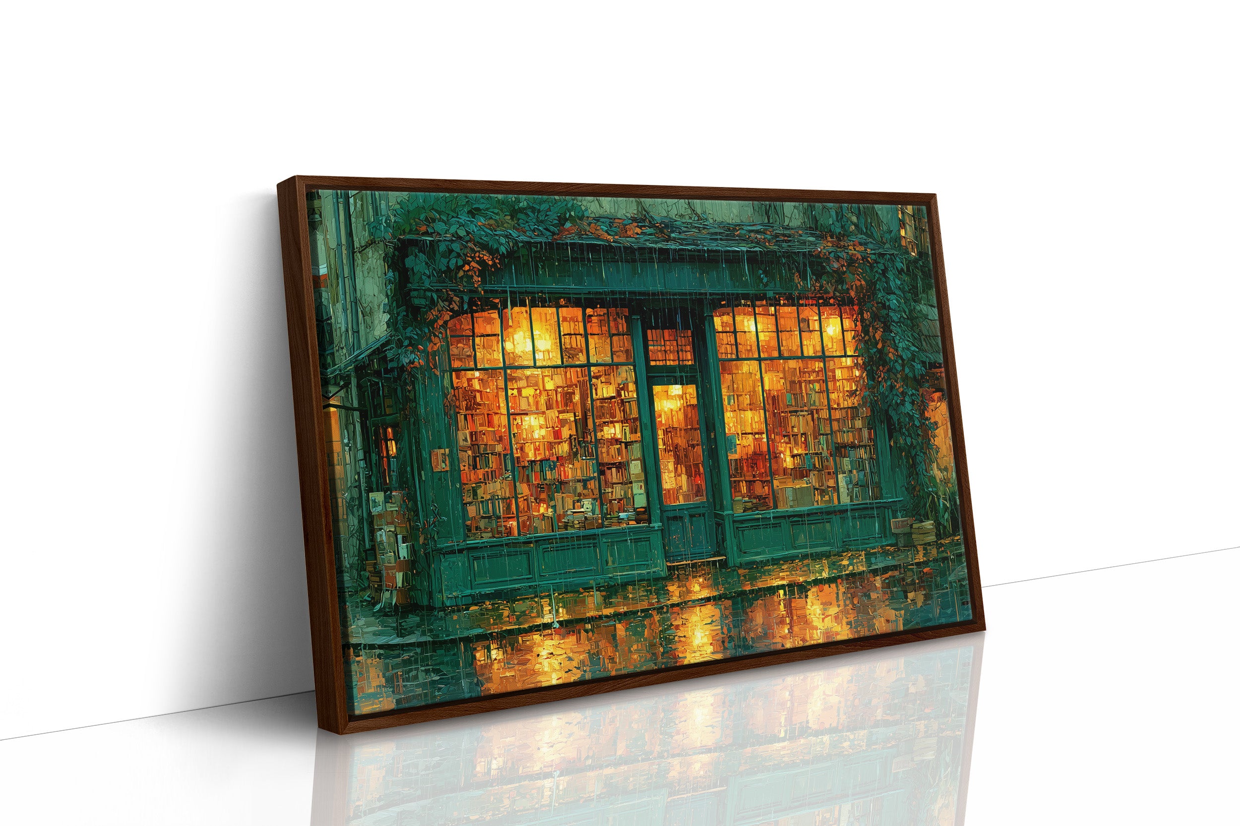 Rainy Night at the Bookshop